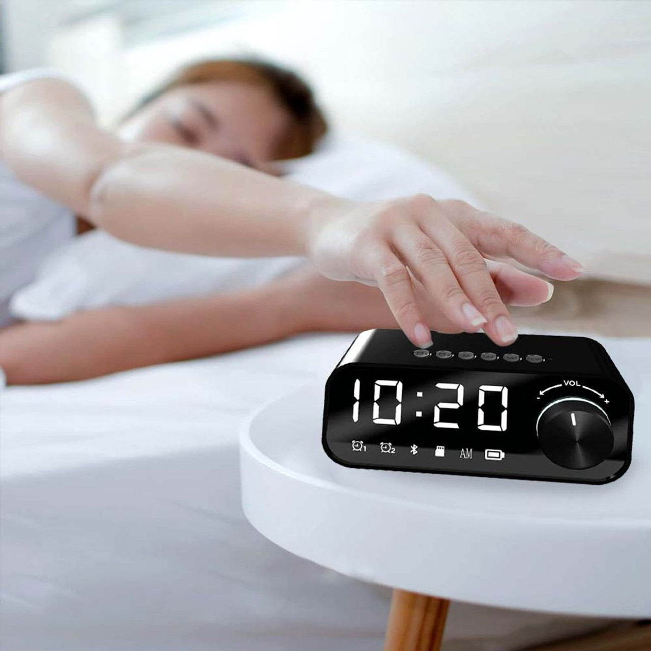 Alarm Clock and Bluetooth Wireless Speaker  product image