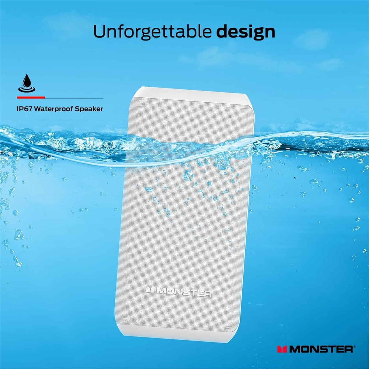 Monster® DNA Max Wireless Speaker, White product image