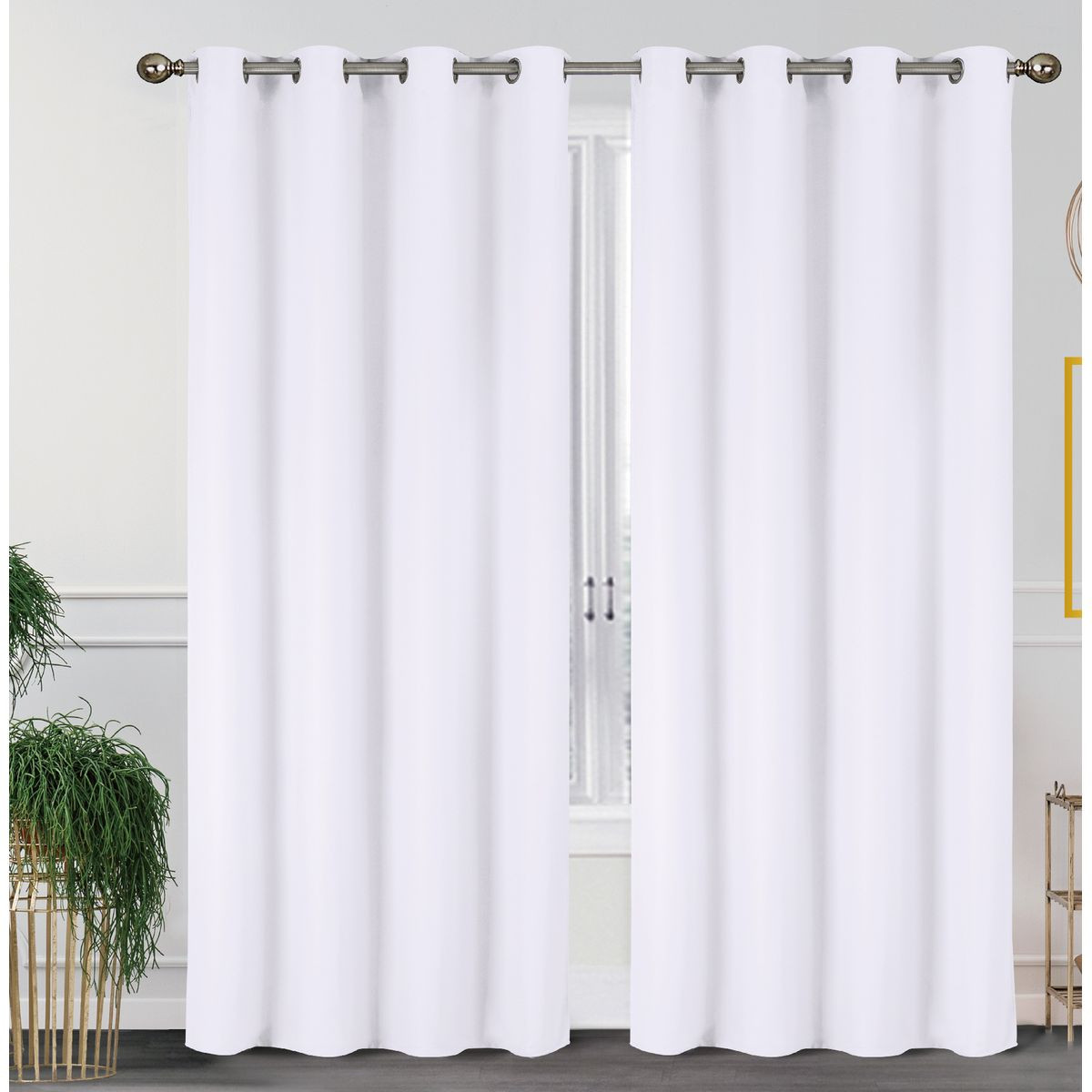 55 x 84-Inch Solid Thermal Blackout Panels (Set of 2) product image