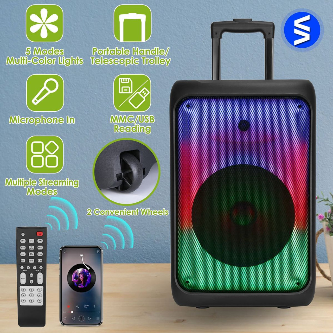 Kocaso® Wireless Party Speaker product image