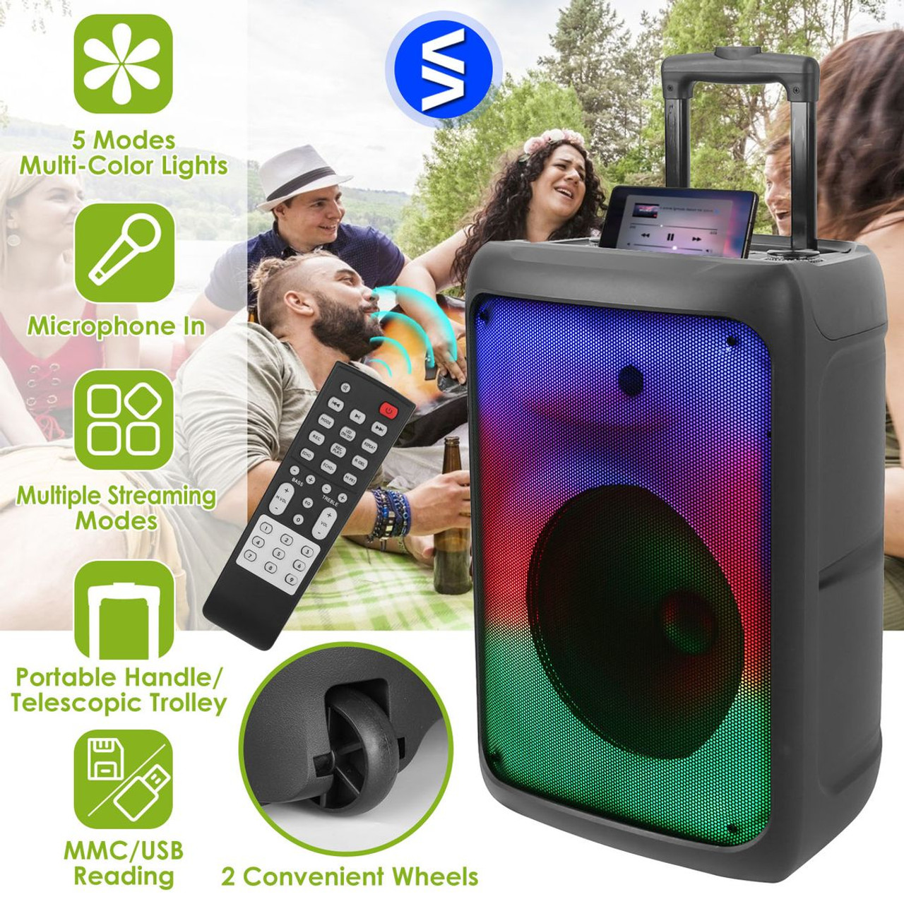 Kocaso® Wireless Party Speaker product image