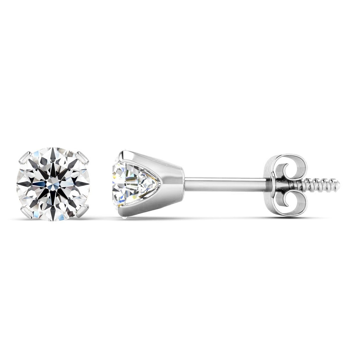 0.5CT Lab Created Diamond Stud Earrings in 14K Gold product image