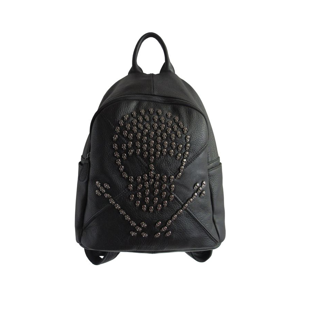 Amerileather® Joreah Black Leather Backpack, #1941-0 product image