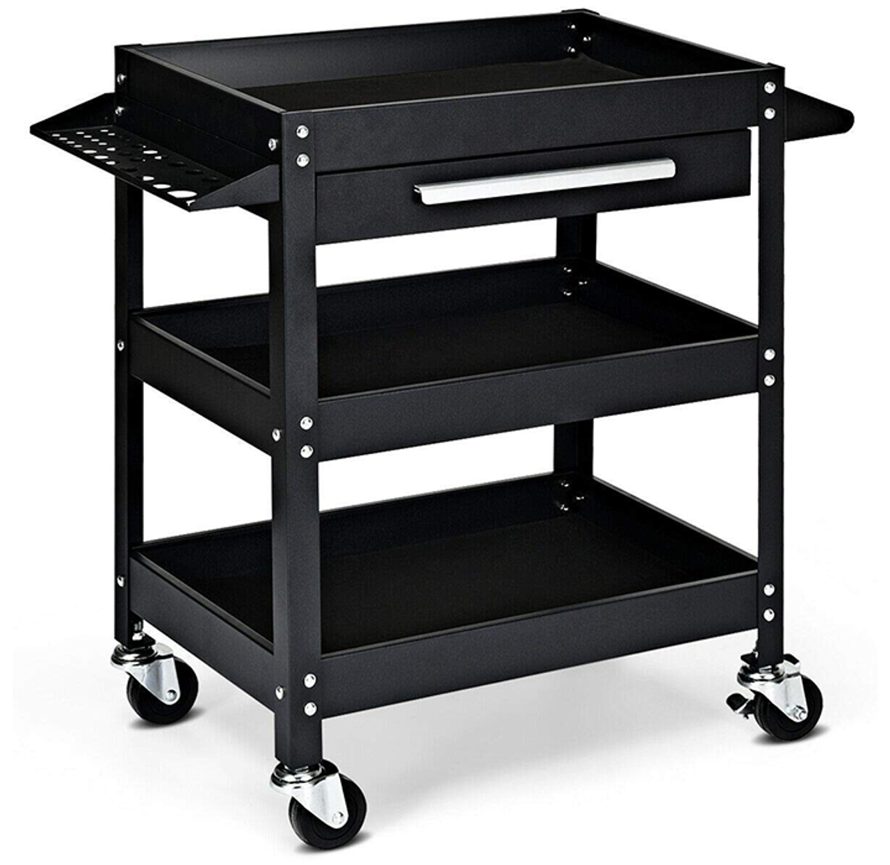 Rolling 3-Tray Tool Organizer Cart product image