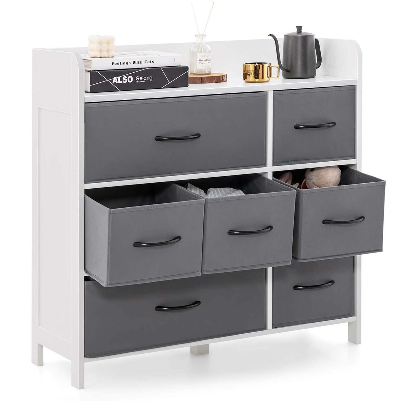 Fabric Dresser with 5 or 7 Drawers product image