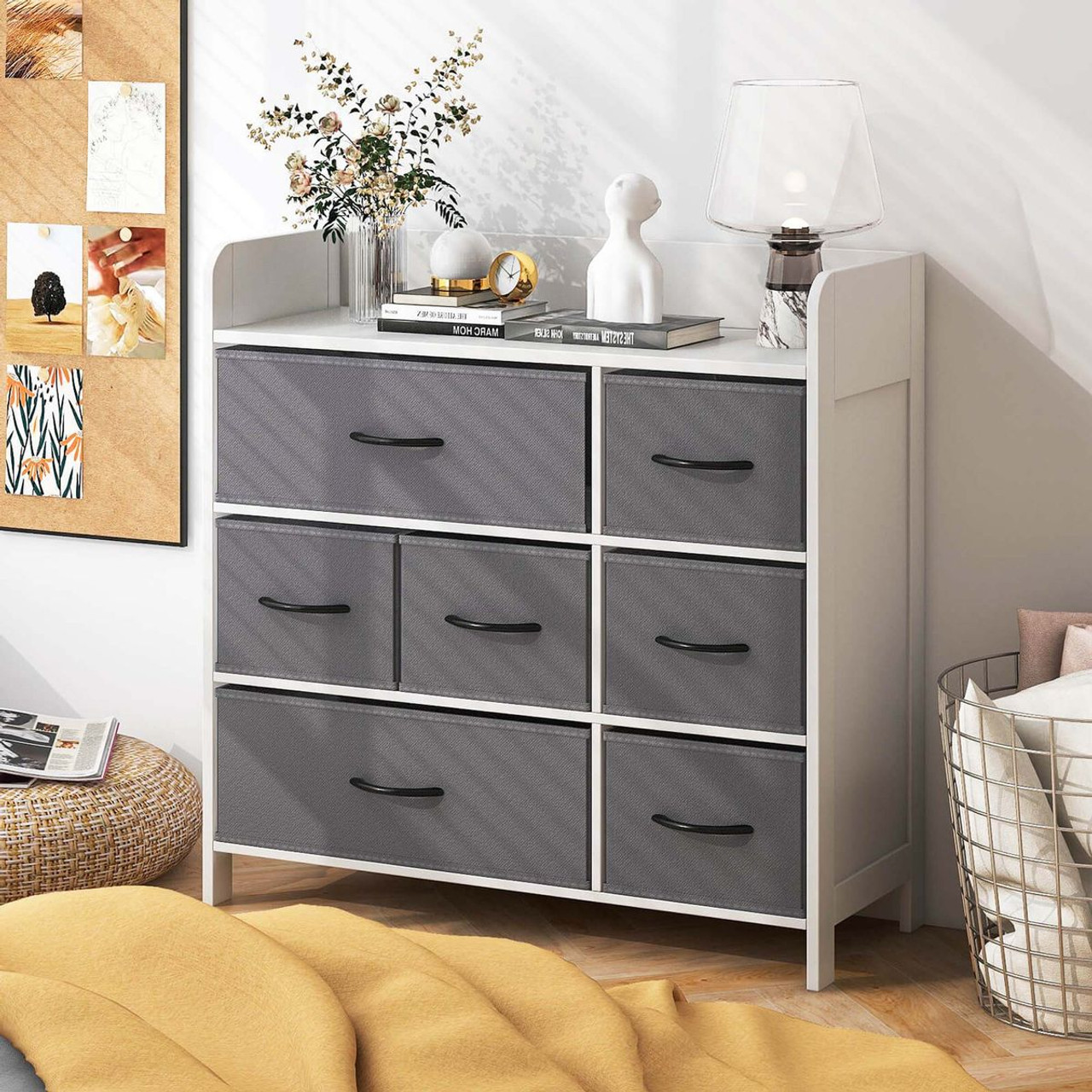 Fabric Dresser with 5 or 7 Drawers product image