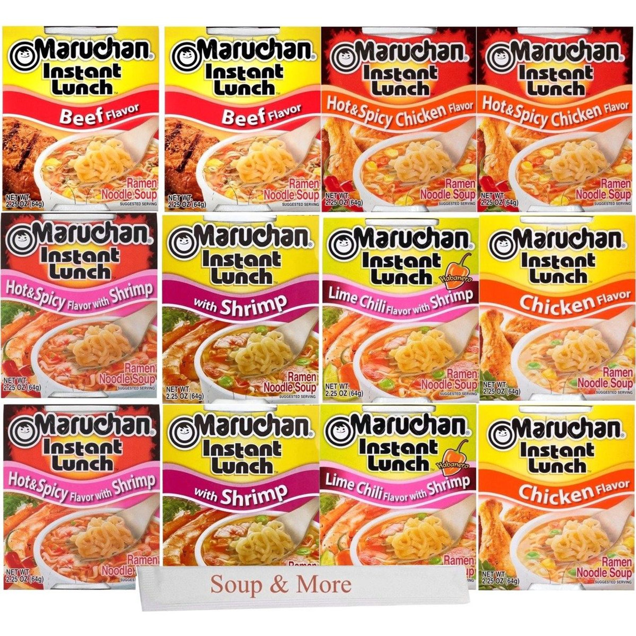 Maruchan® Instant Lunch Ramen Noodle Soup Cup, 2.5 oz. (12-Pack) product image