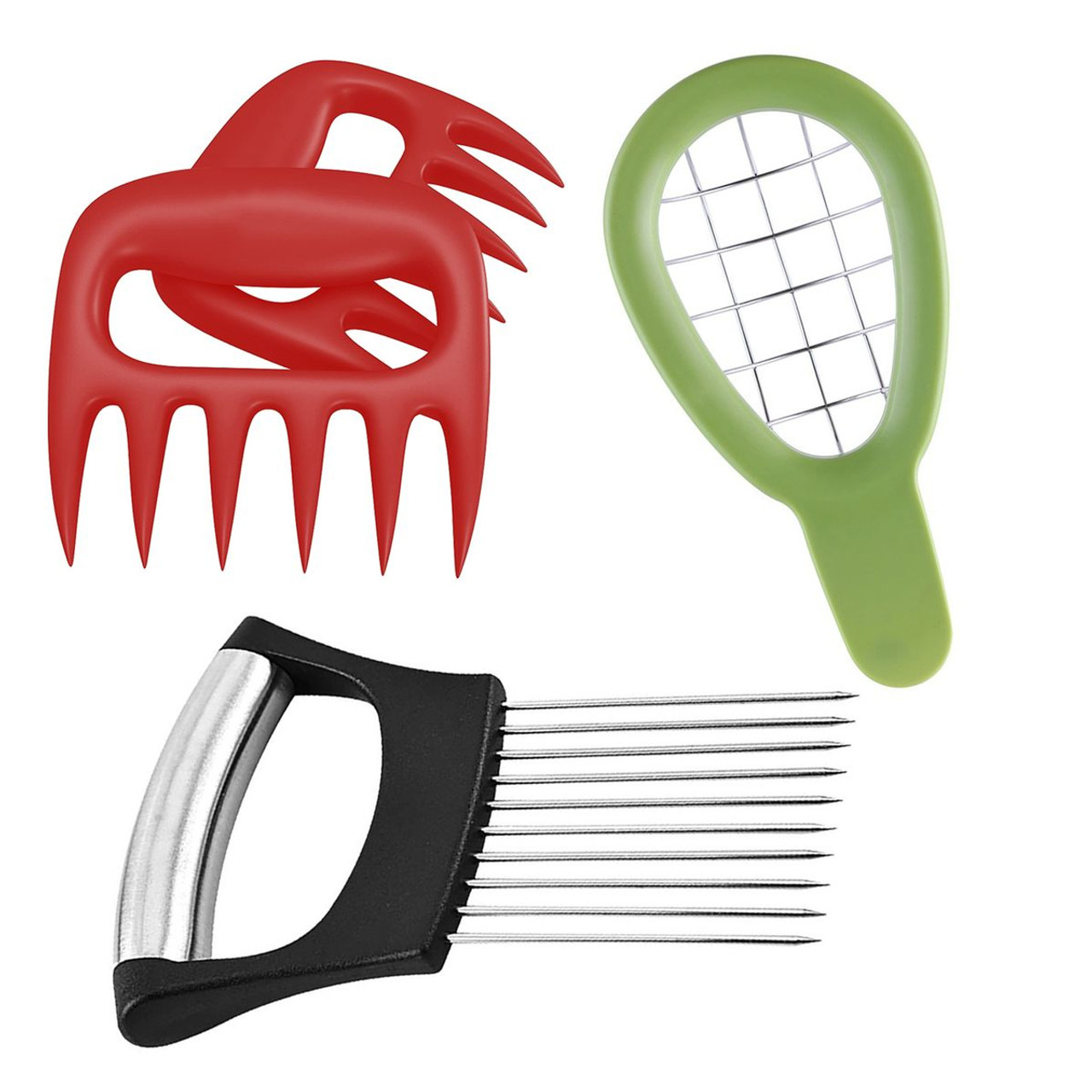 Avocado Slicer, Multipurpose Slicer, and Meat Pulling Claws product image
