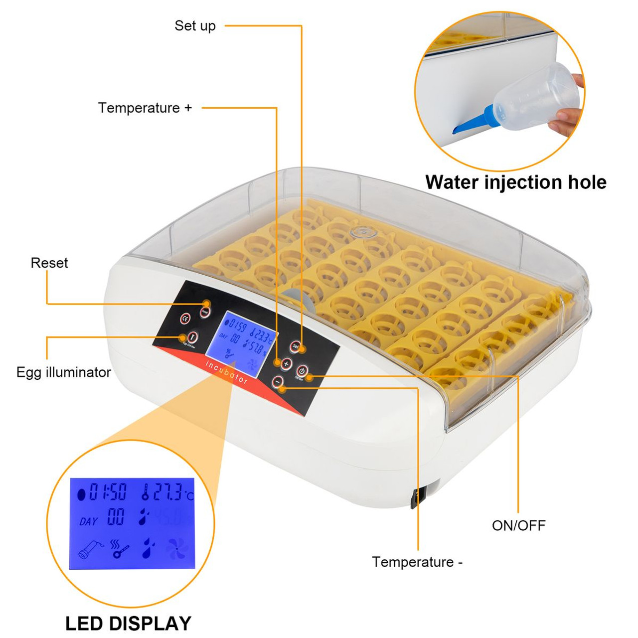 42-Egg Practical Fully-Automatic Incubator product image