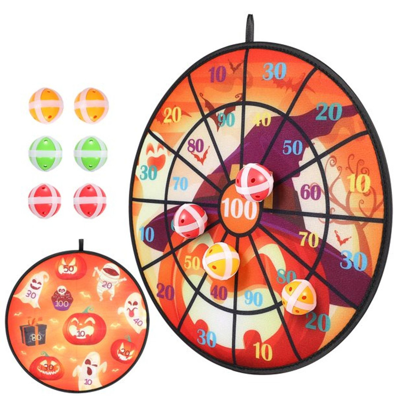 Kids' Indoor Sticky Ball Halloween-Themed Dart Board (2 Sizes) product image