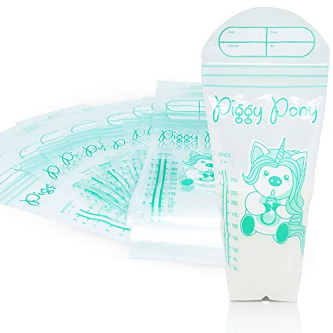 Reusable Triple Zipper Breast Milk Storage Bags - 9oz (60-Pack) product image