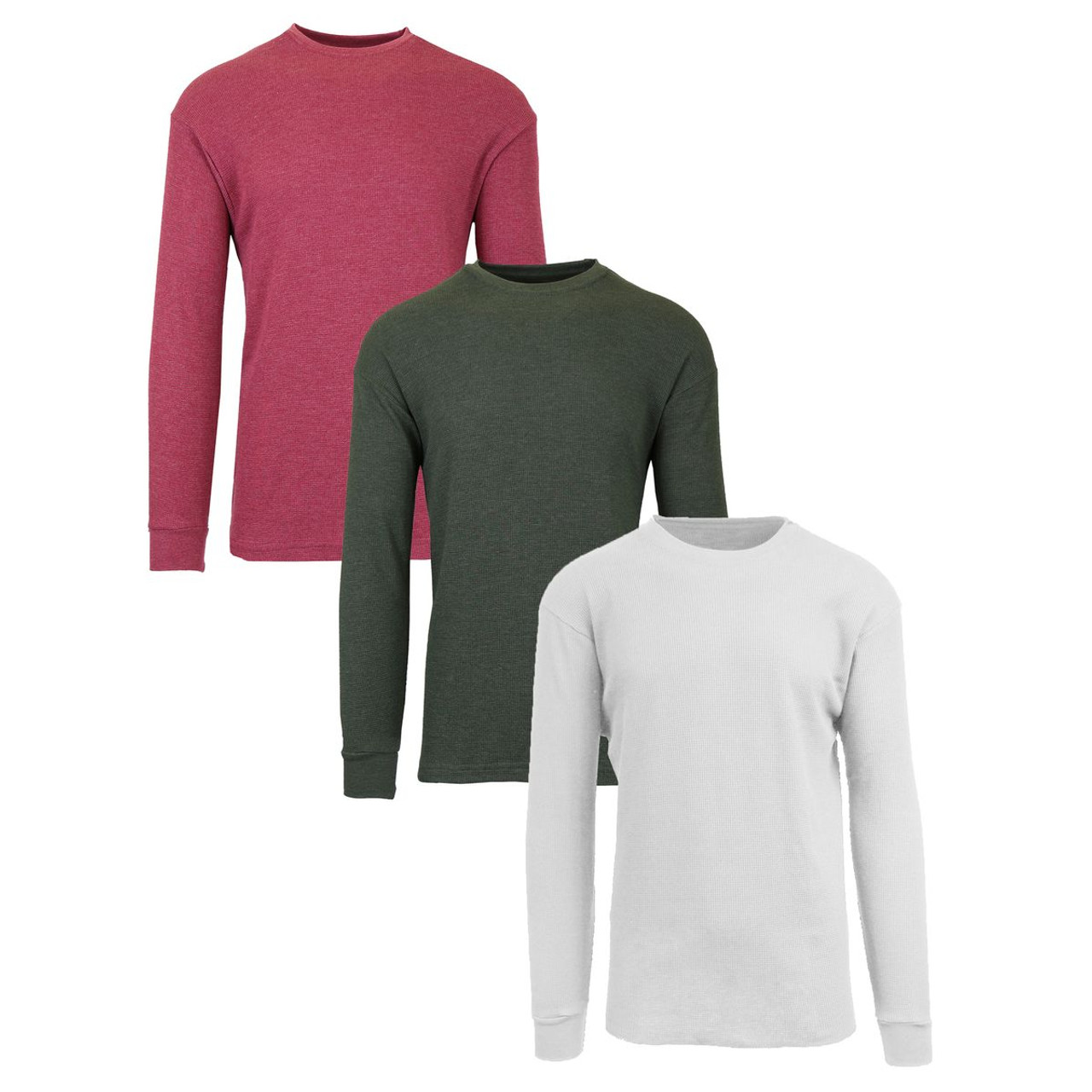 Men's Long Sleeve Thermal Shirts (3-Pack) product image