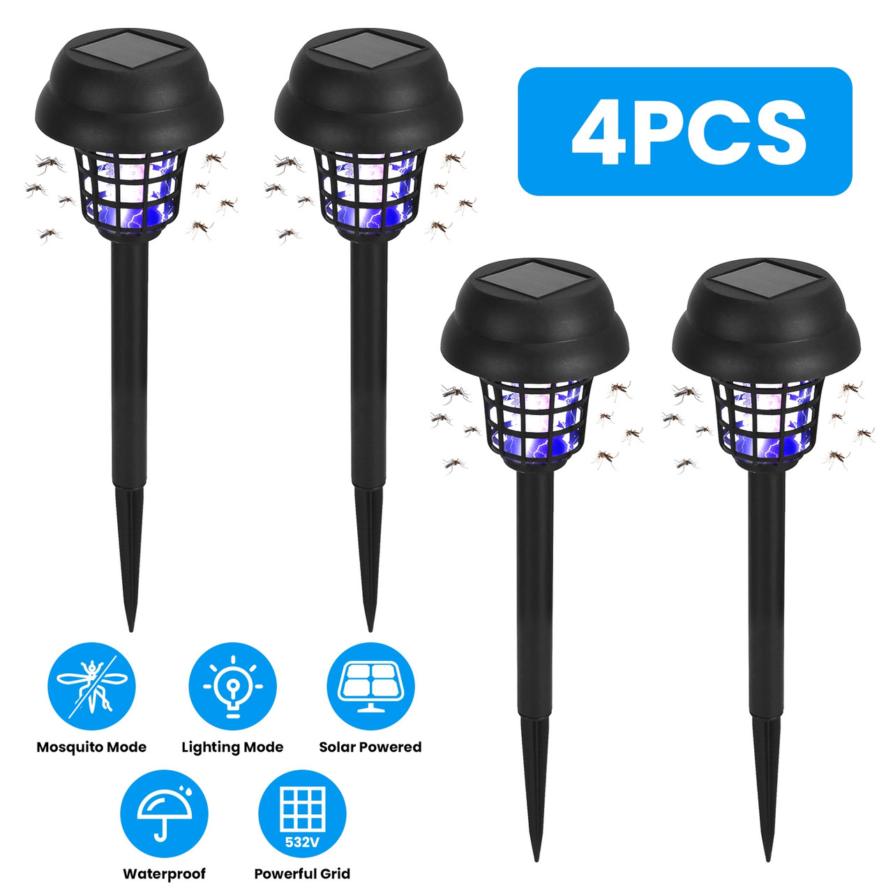 iMounTEK® Solar Bug Zap Stake Light (4-Pack) product image