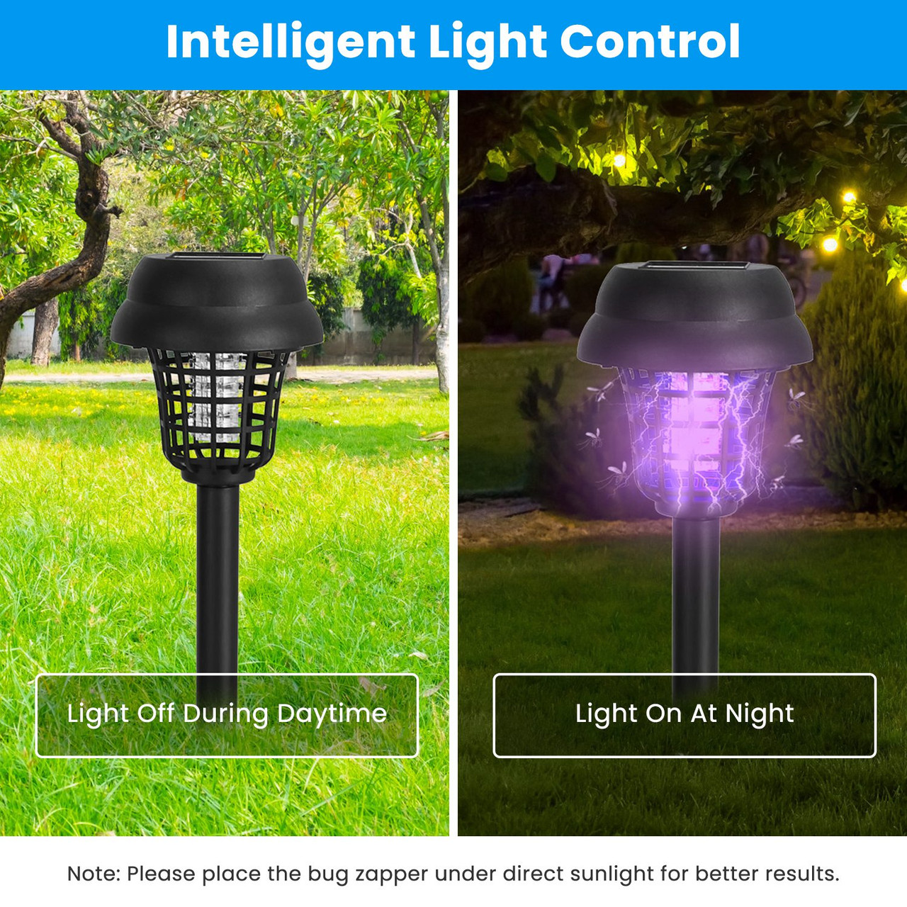iMounTEK® Solar Bug Zap Stake Light (4-Pack) product image