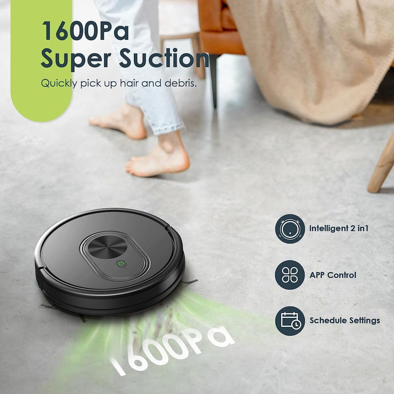 3-in-1 Robot Vacuum and Mop Combo product image