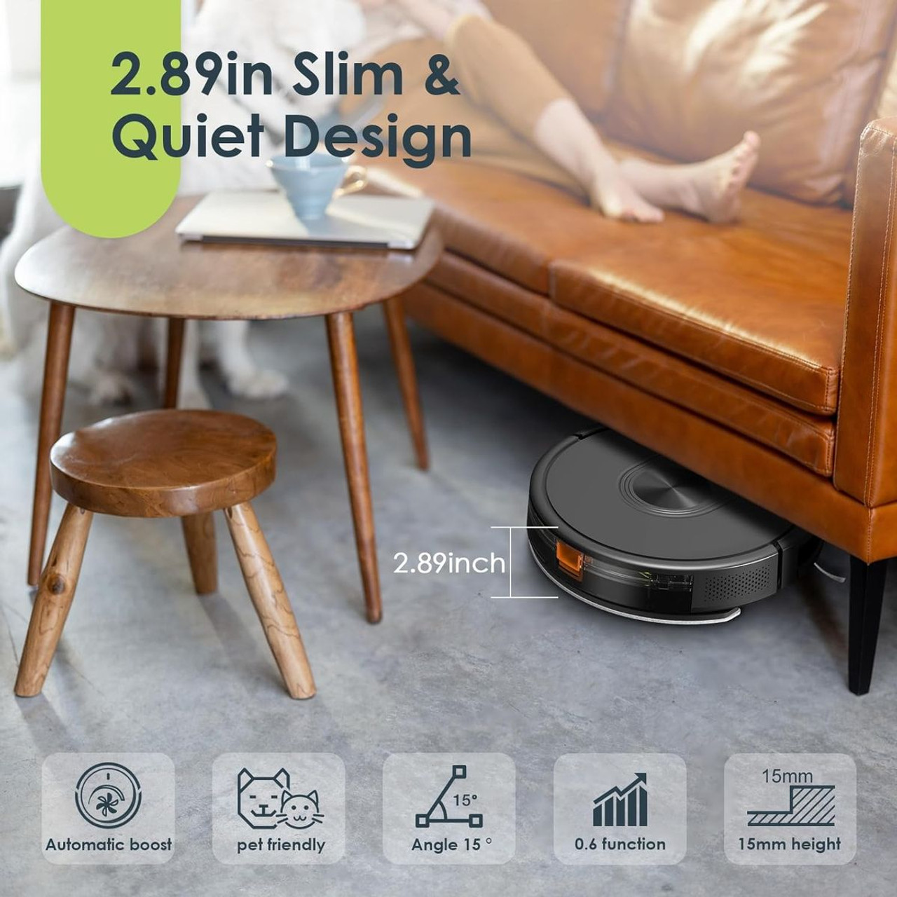 3-in-1 Robot Vacuum and Mop Combo product image