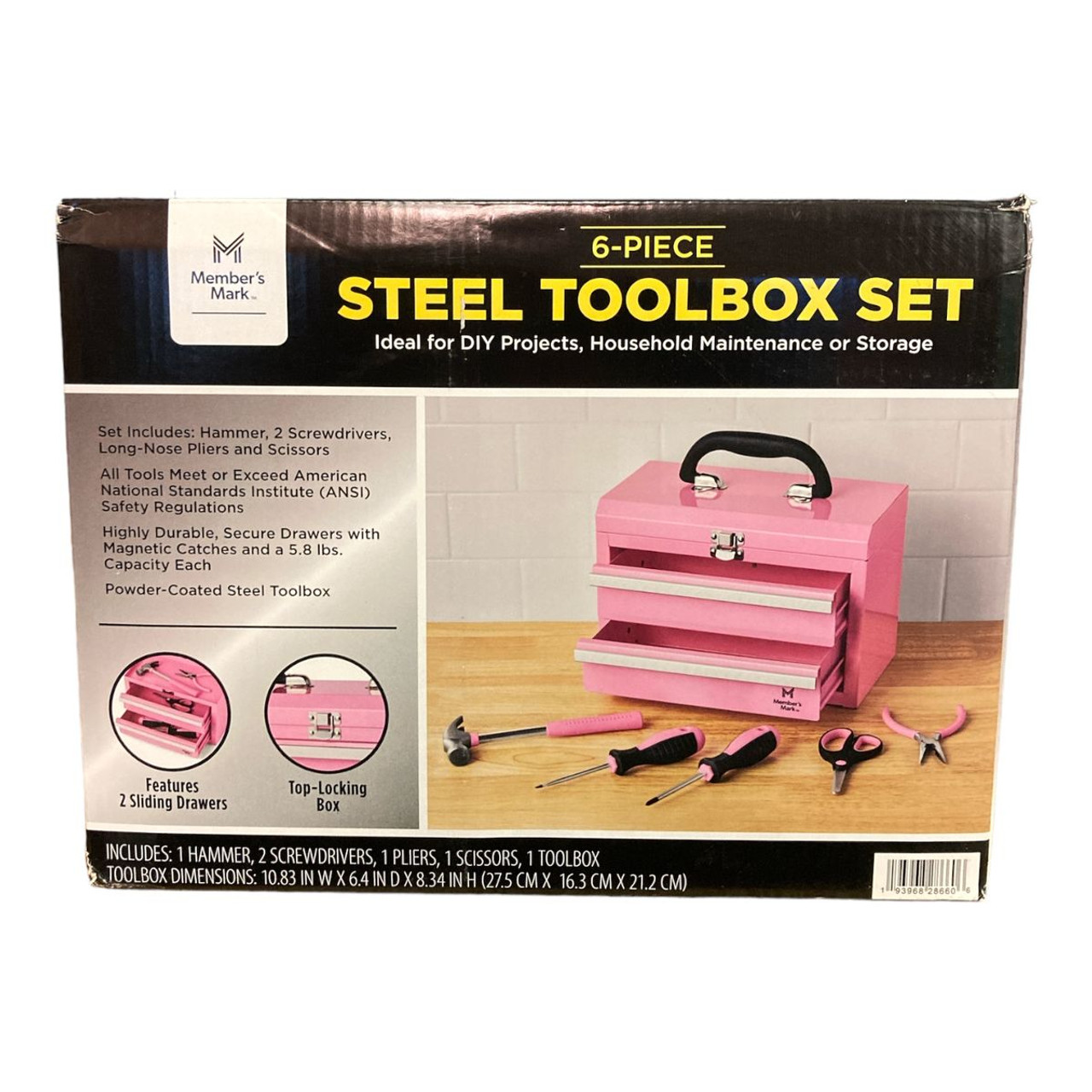 Member's Mark™ 11-Inch Toolbox with 5-Piece Tool Set product image