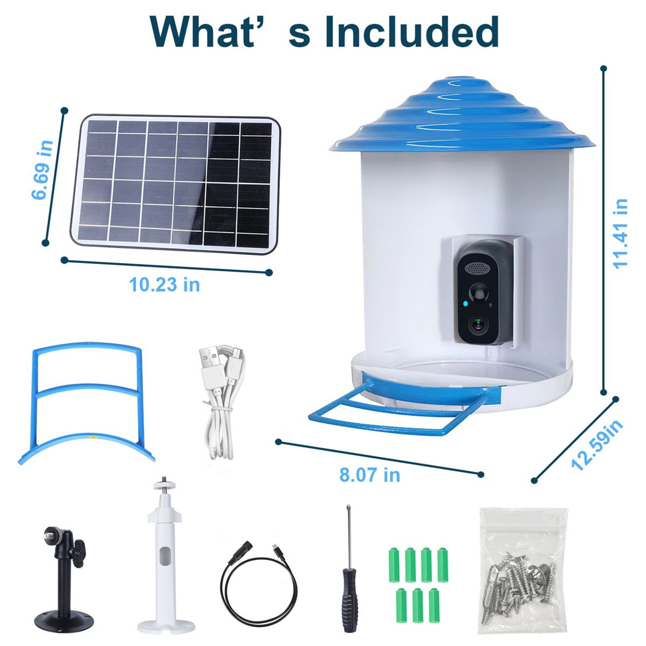 iNova™ Smart Bird Feeder with Camera product image