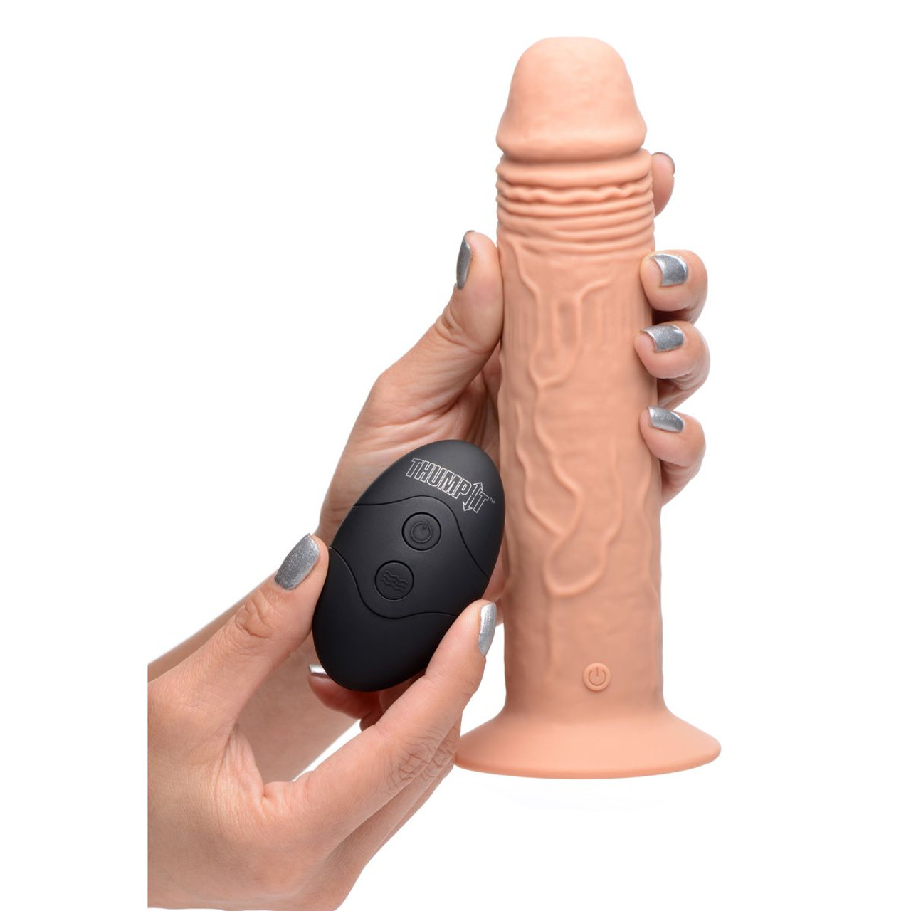 7X Remote Control Vibrating and Thumping Dildo product image