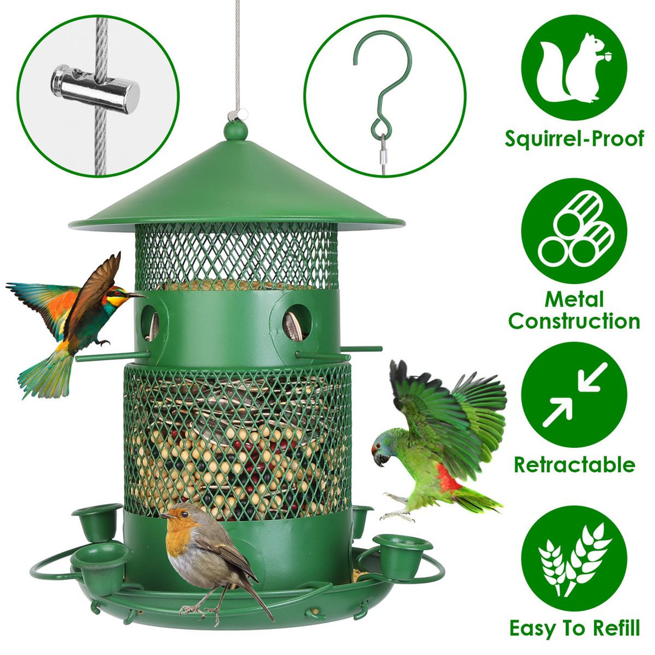 LakeForest® Outdoor Hanging Bird Feeder product image