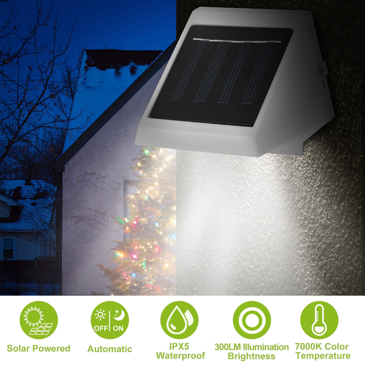 iMounTEK® Solar Powered Stair Light (1 to 5-Pack) product image