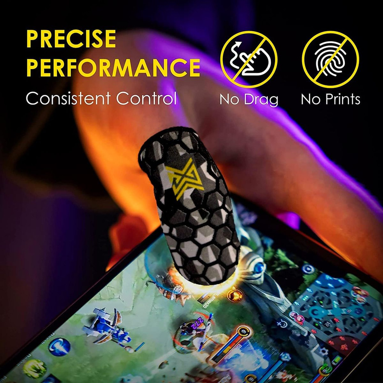 Mobile Gaming Corps ClawSocks Phone Gaming Finger Sleeves (6-Pack) product image