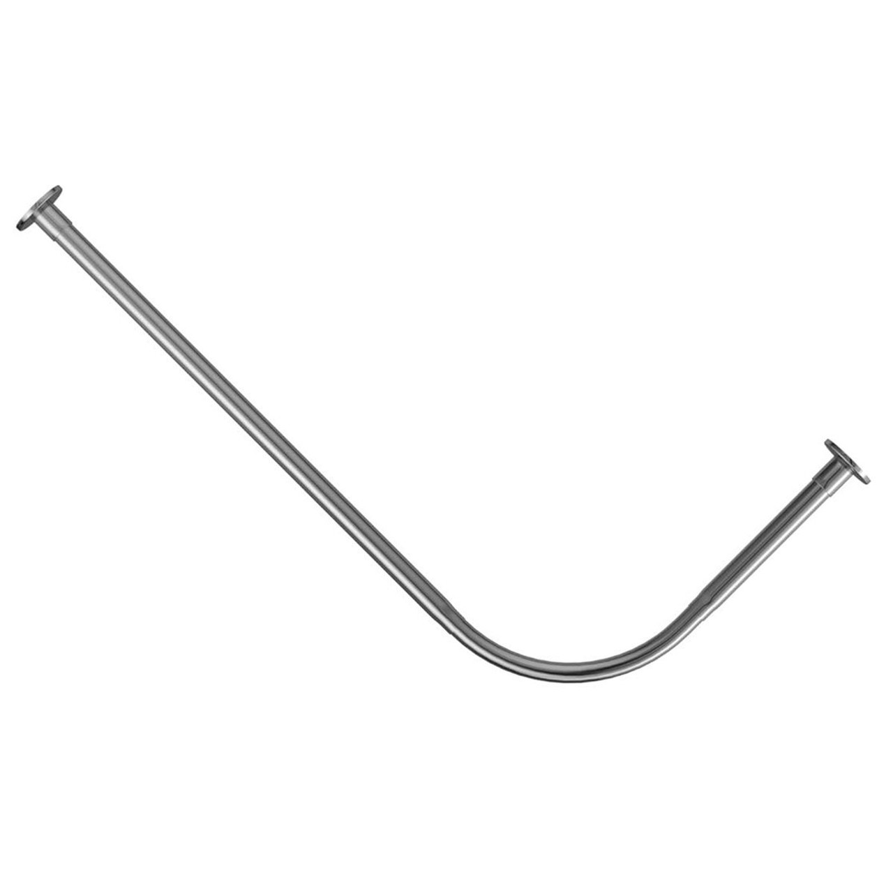 NewHome™ Curved Corner L-Shaped Curtain Shower Rod product image