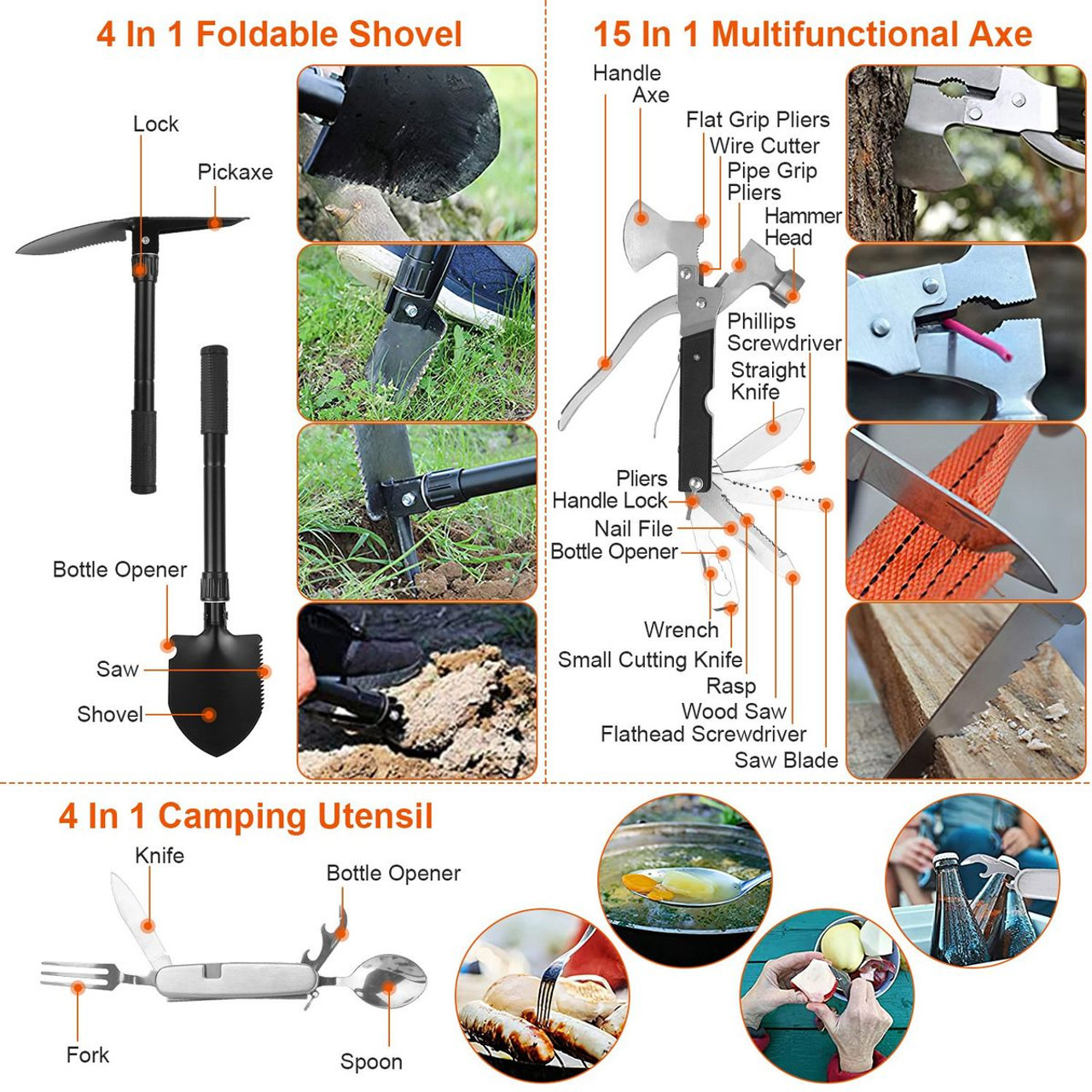 125-Piece Emergency Survival Kit product image