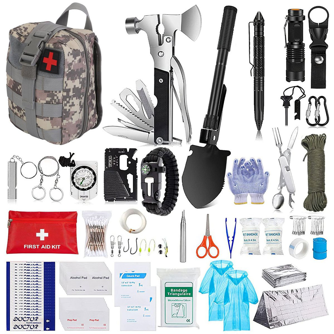 125-Piece Emergency Survival Kit product image