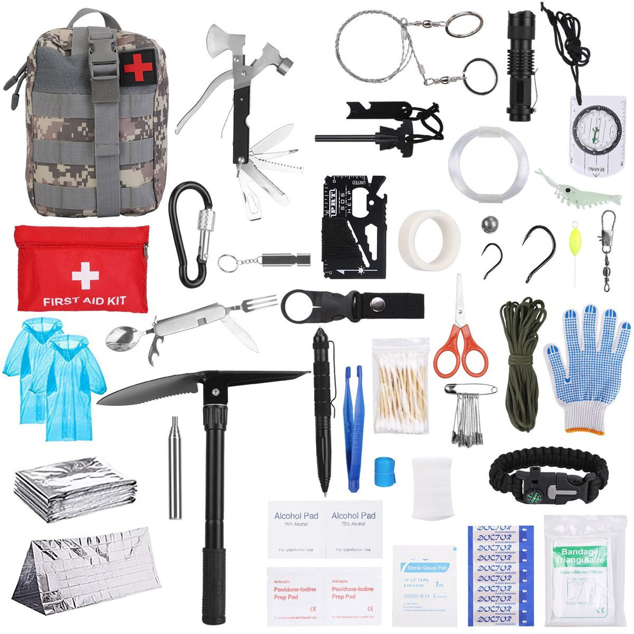 LakeForest® 125-Piece Emergency Survival Kit product image