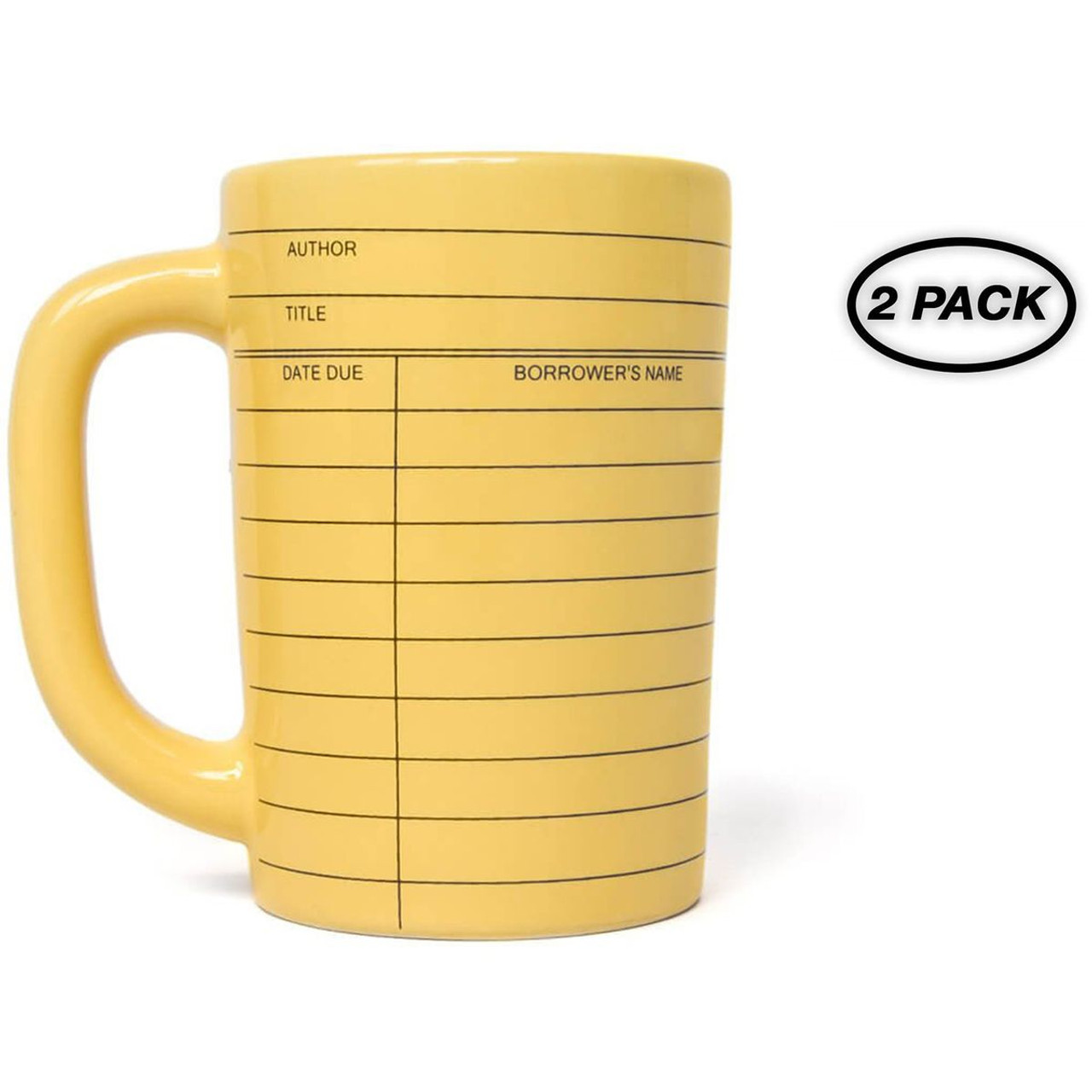 12oz Ceramic Library Mug (2-Pack) product image