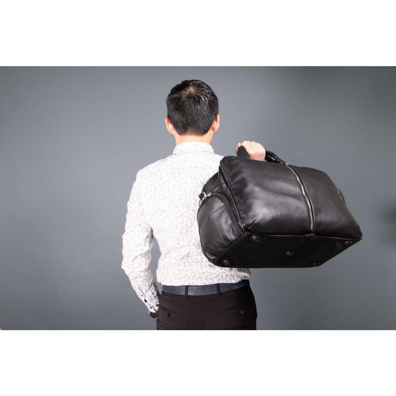 AVONDALE Leather Carry-All 17-inch Laptop Duffel Bag product image