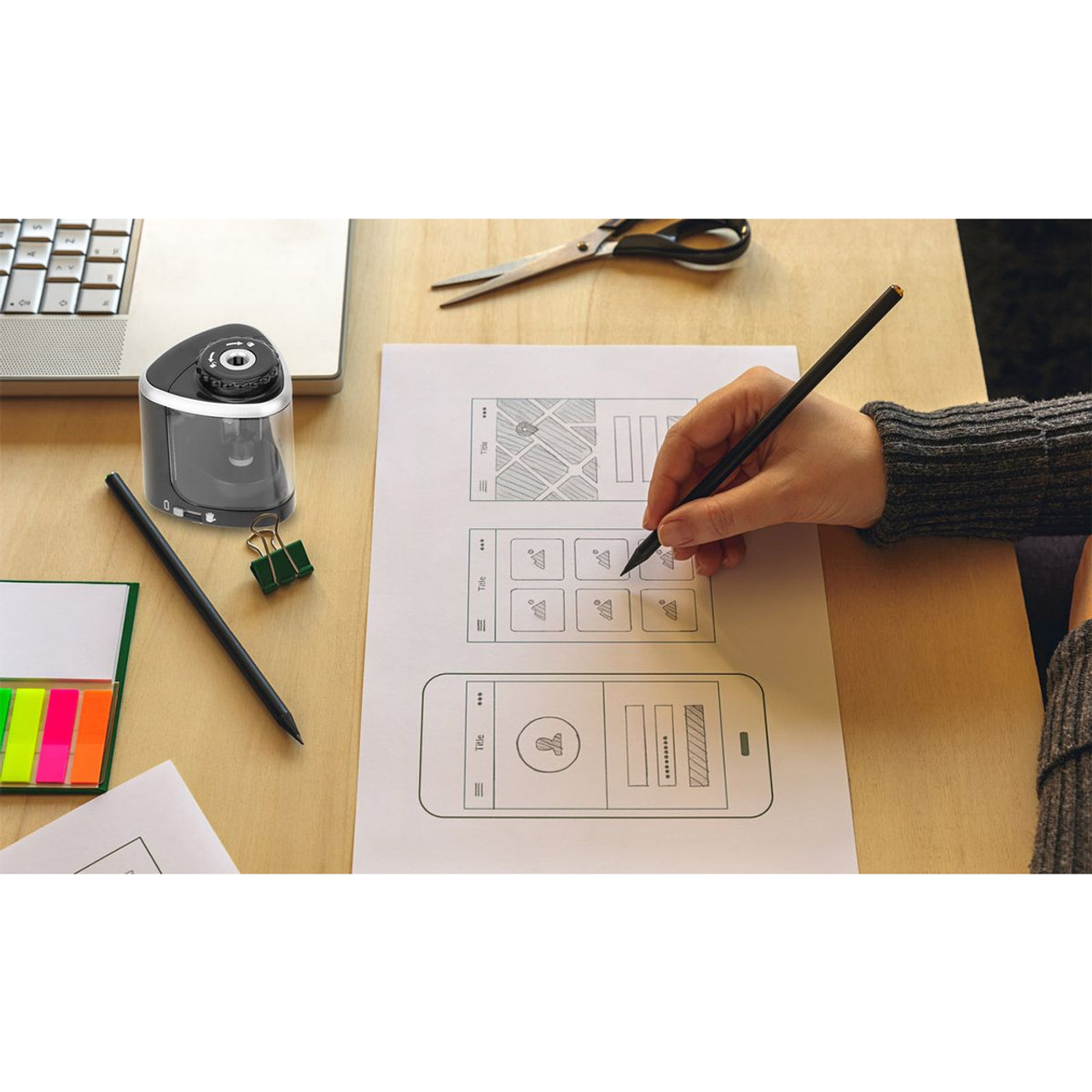 Tihoo® Automatic Pencil Sharpener product image
