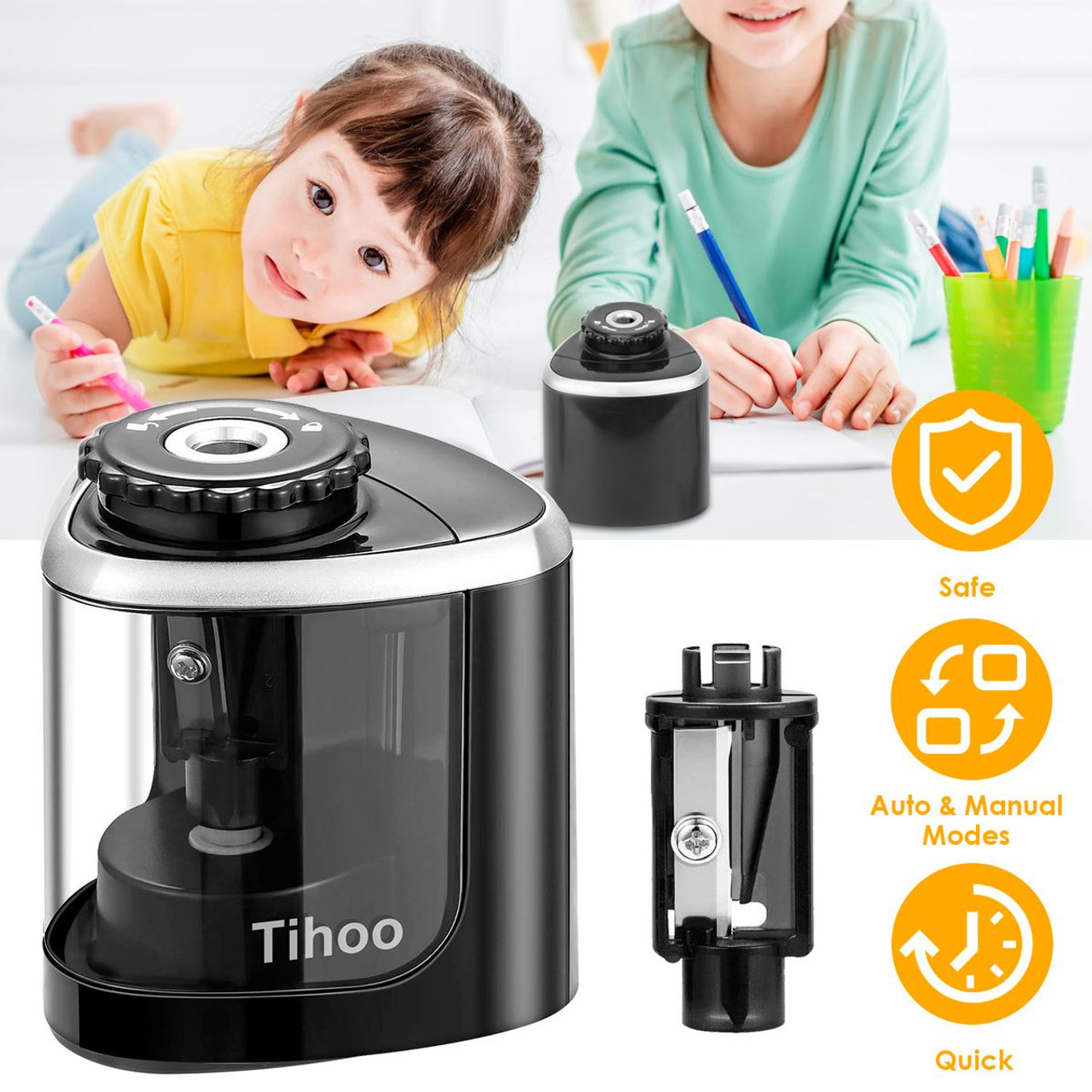Tihoo® Automatic Pencil Sharpener product image