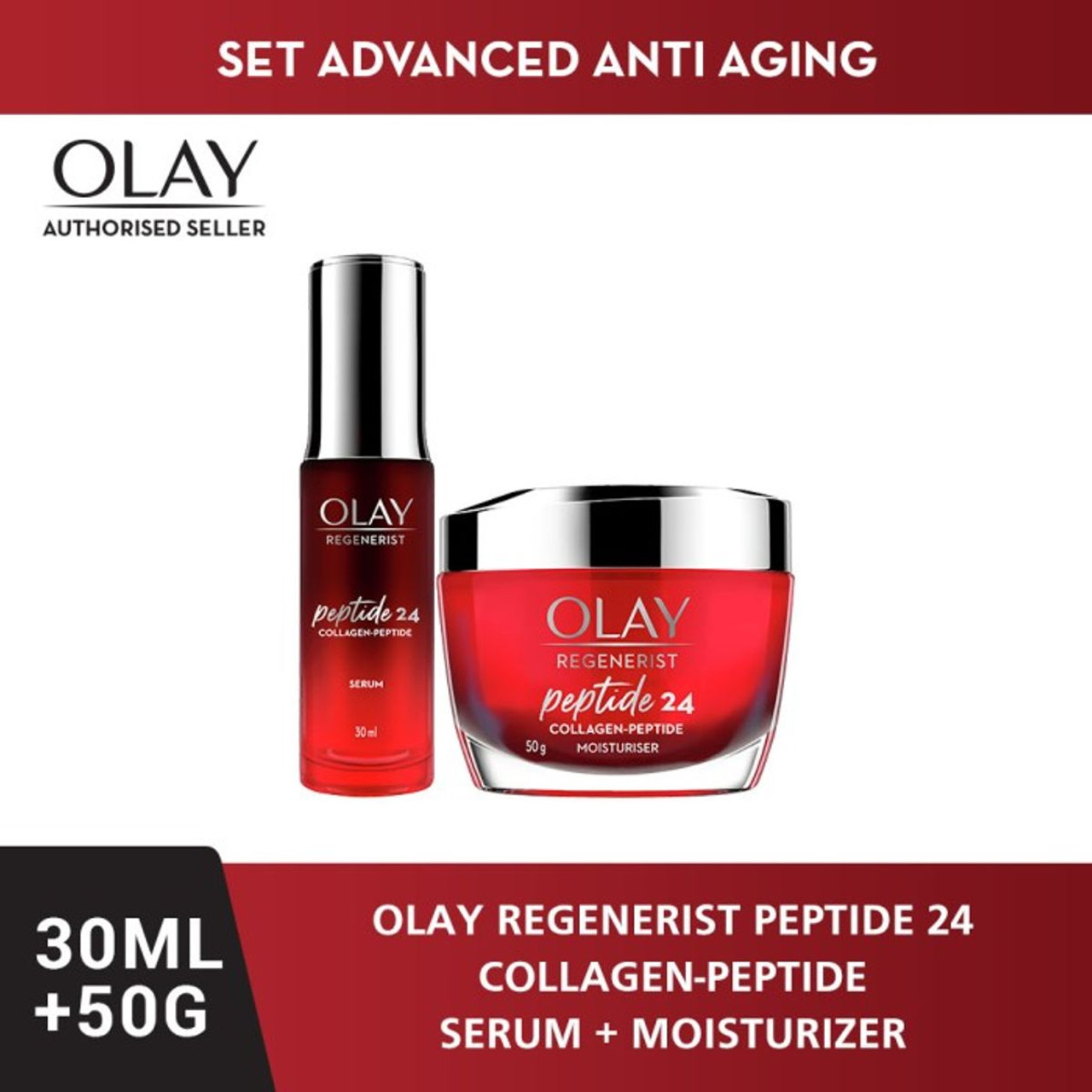 Olay® Regenerist Collagen Peptide24 Serum & Moisturizer Set product image