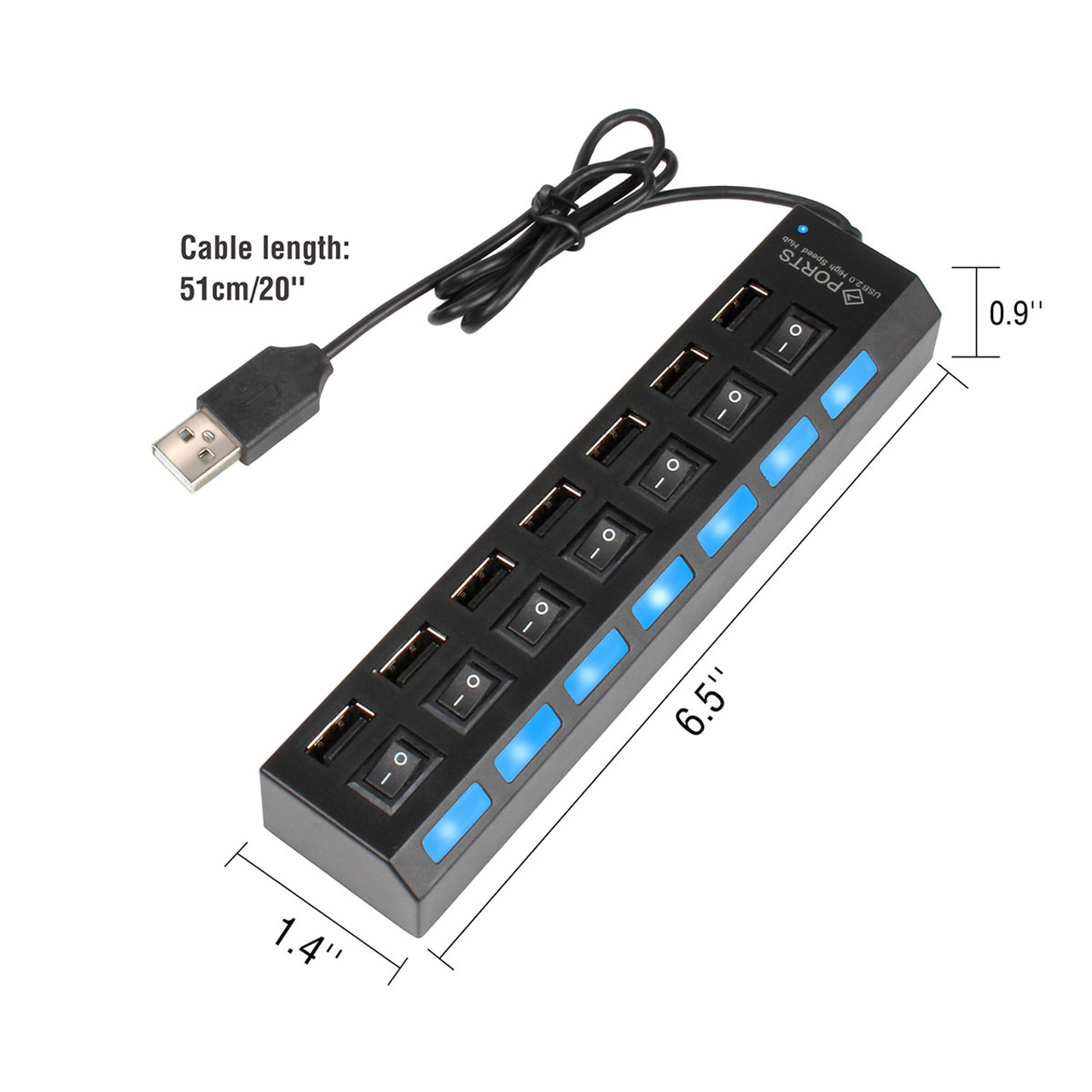 iMounTEK® 7-Port USB 2.0 Hub product image