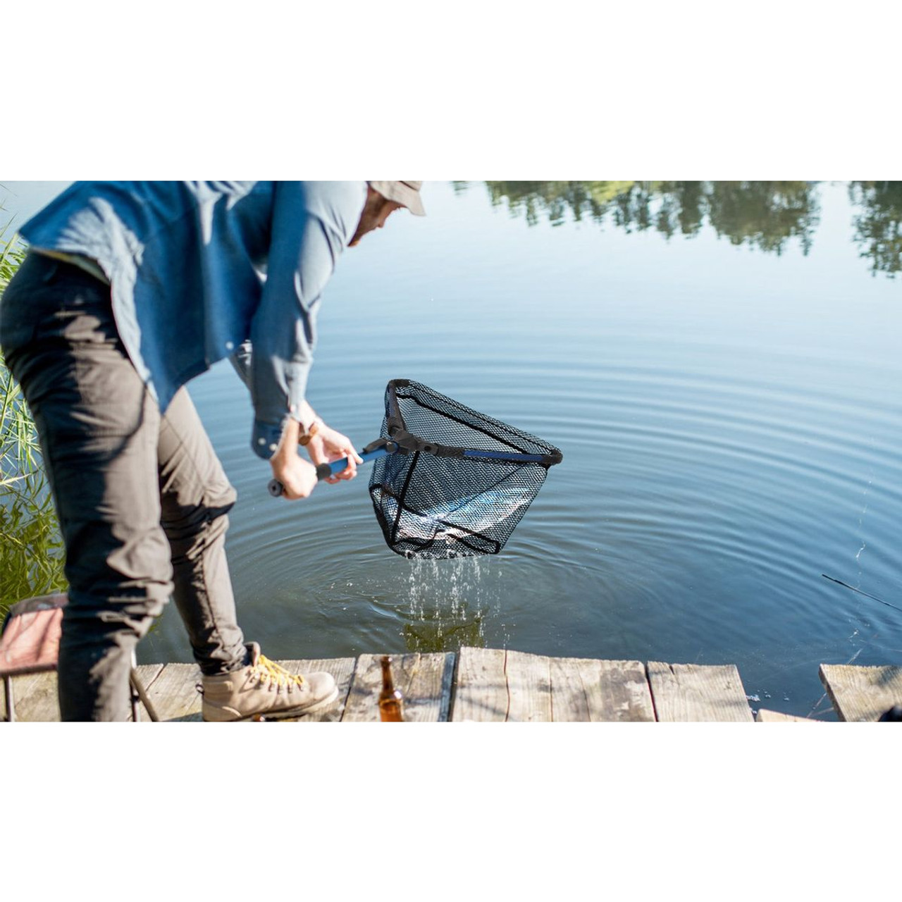 Lushazer® Collapsible Fishing Net product image