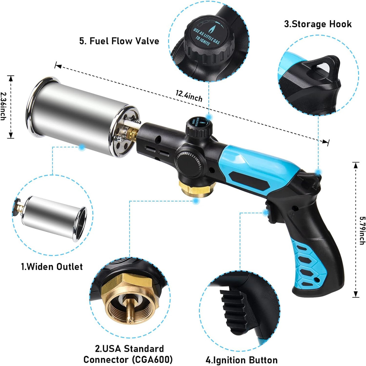 Powerful Cooking Torch with Adapter product image