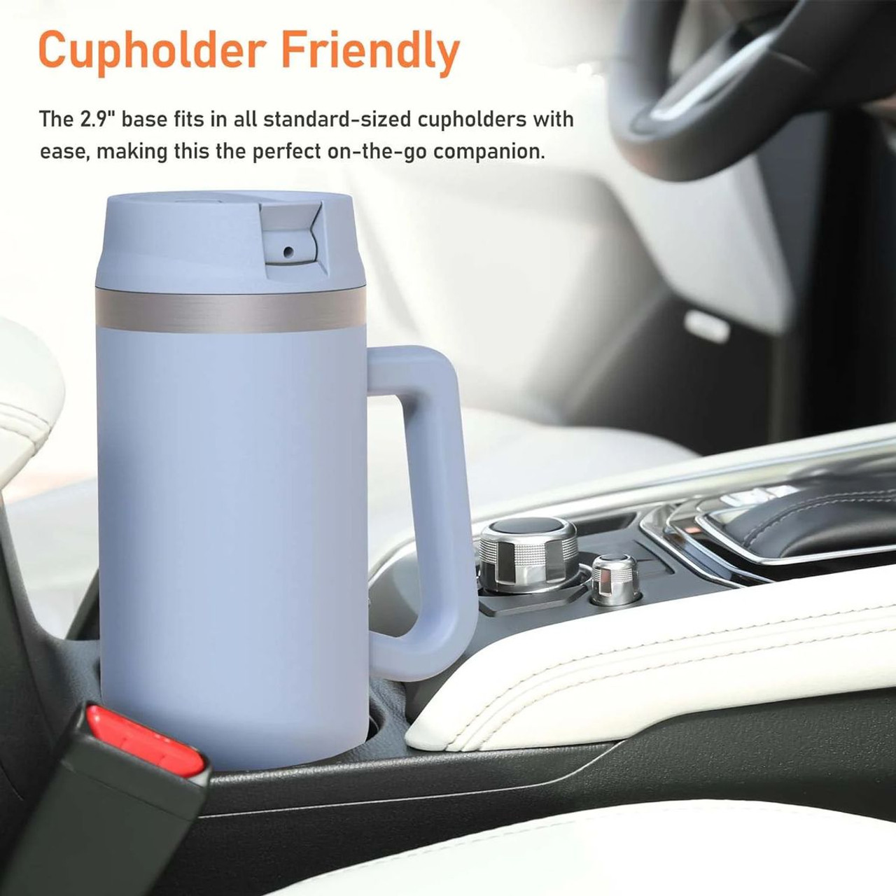 Insulated Tumbler with Handle and Carrying Bag product image