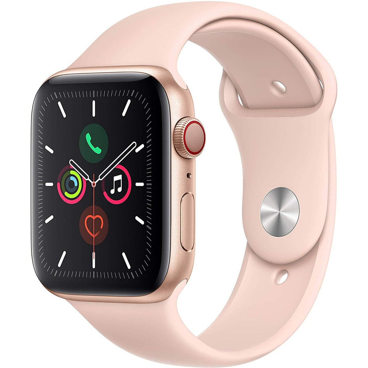 Apple Watch Series 5 with Gold Aluminum Case (44mm, GPS+LTE) product image