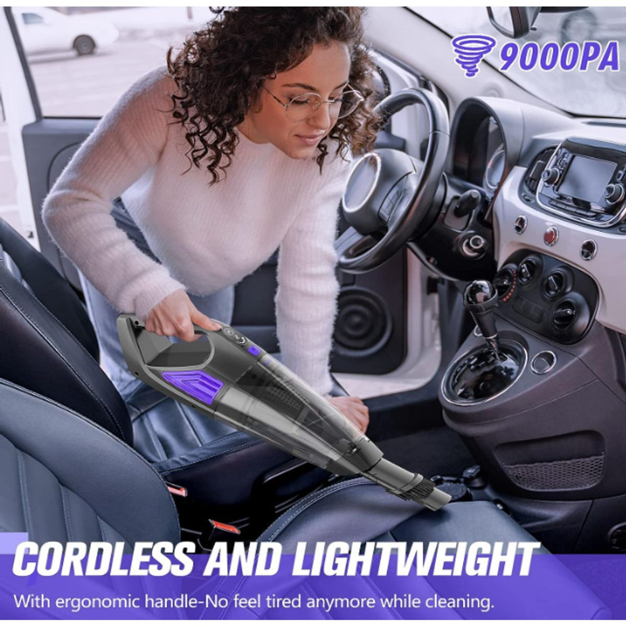 ATONEP® SL86B Rechargeable Cordless Hand Vacuum product image