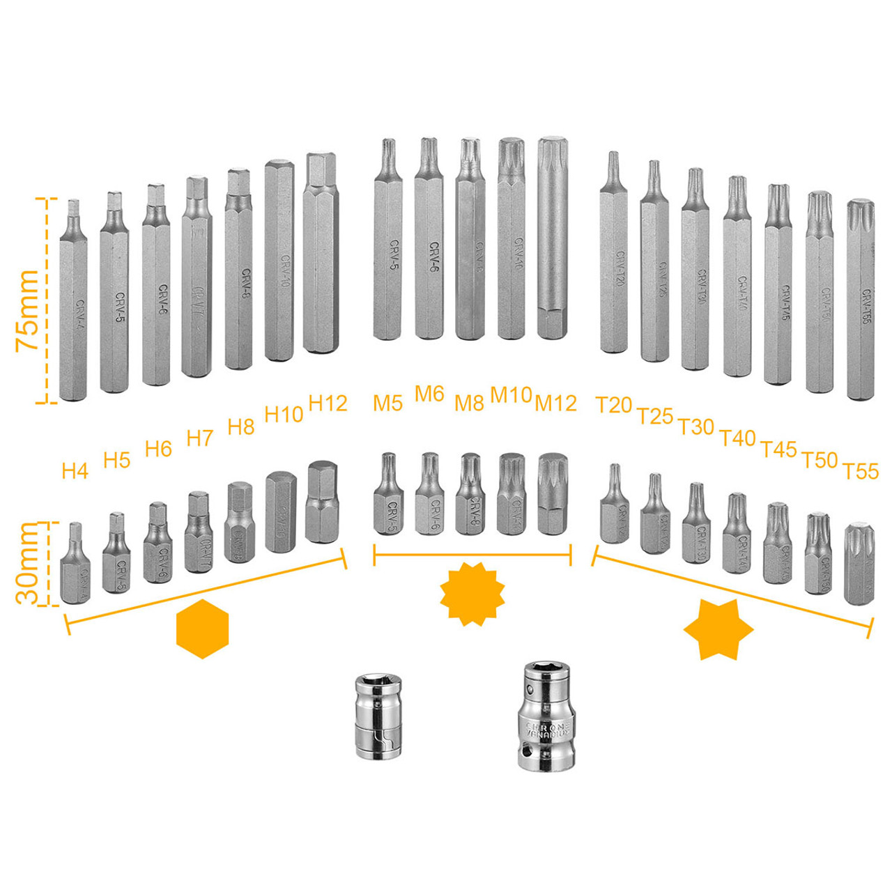 iMounTEK® 40-Piece Socket Bit Set with Gloves product image