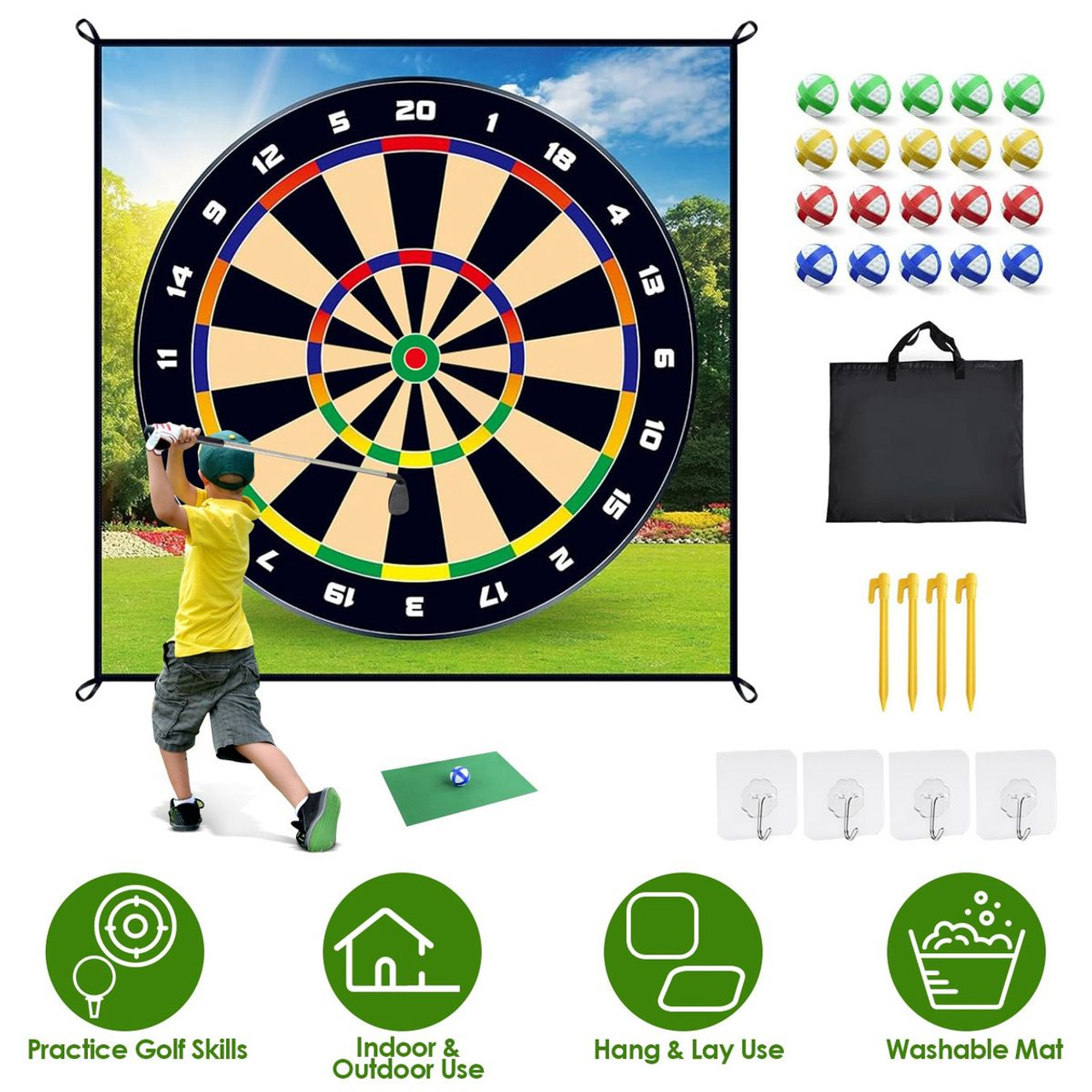 iMounTEK® Golf Dart Game Mat Set  product image