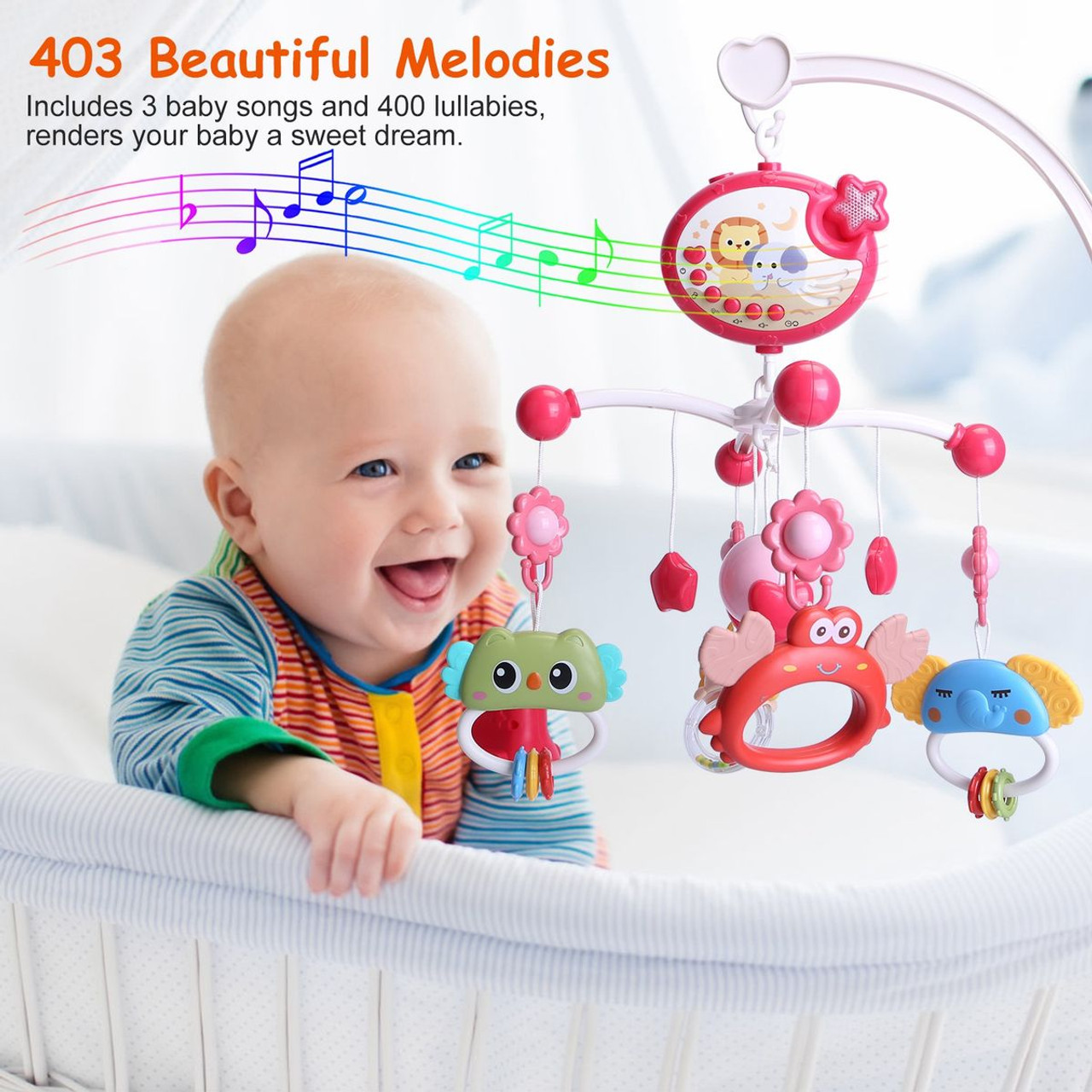 BabyLuv™ Crib Musical Mobile Light product image