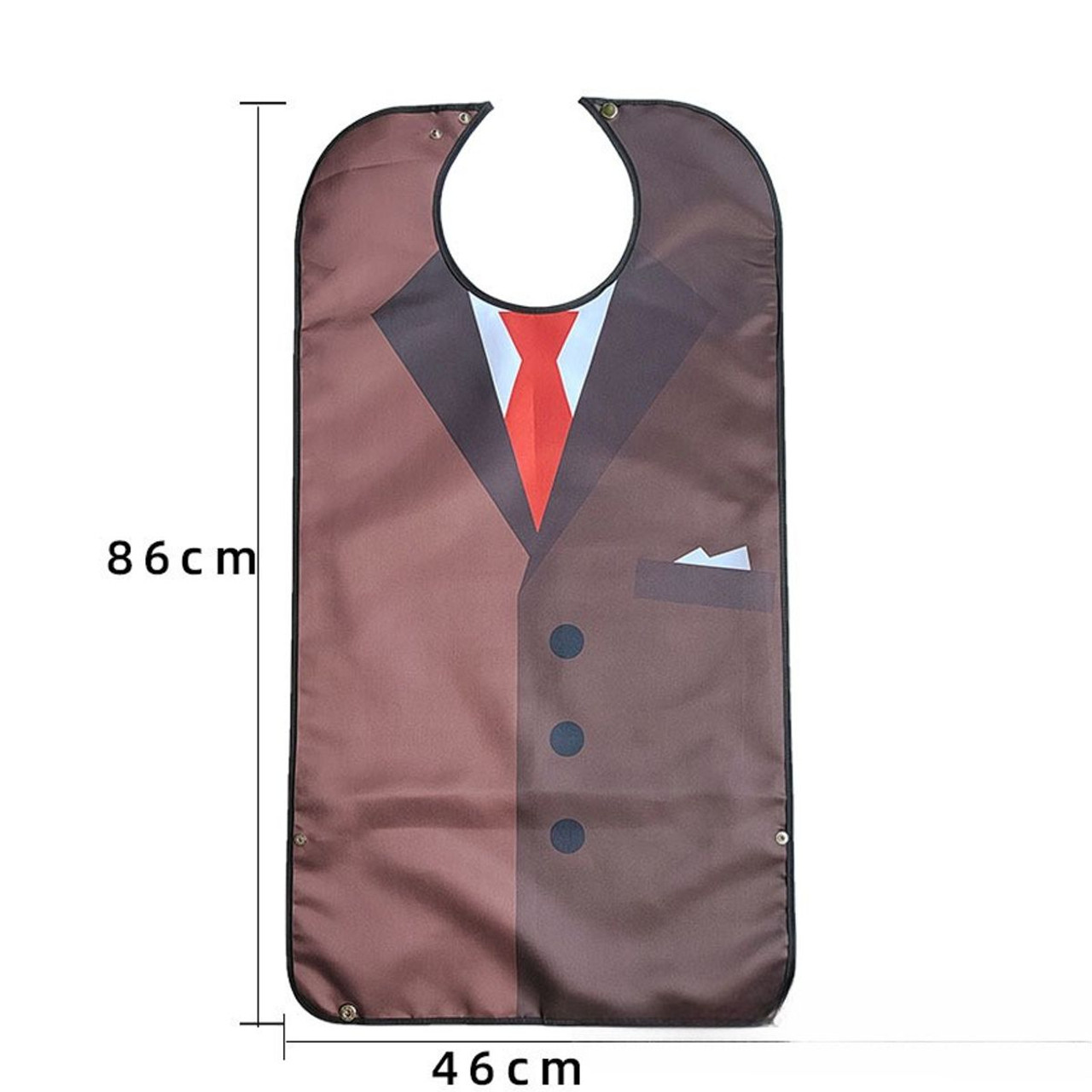 Bibs for Eating, Washable and Waterproof  Bibs for Elderly Men 34 X 17.5 Inch Clothing Protectors  for Men Seniors , Bow Tie product image
