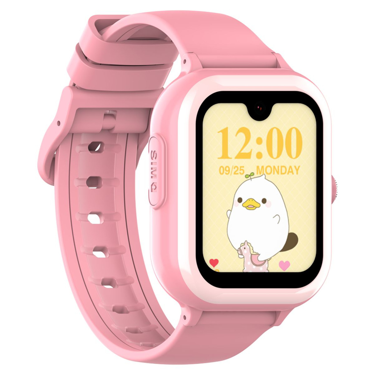 Kids smart watch 1.78 HD Screen,2 Megapixels Under Screen Camera,AMOLED, vedio call, Safety Calls, Camera, GPS,SOS,WHATSAPP boys and girls watch COL Pink product image