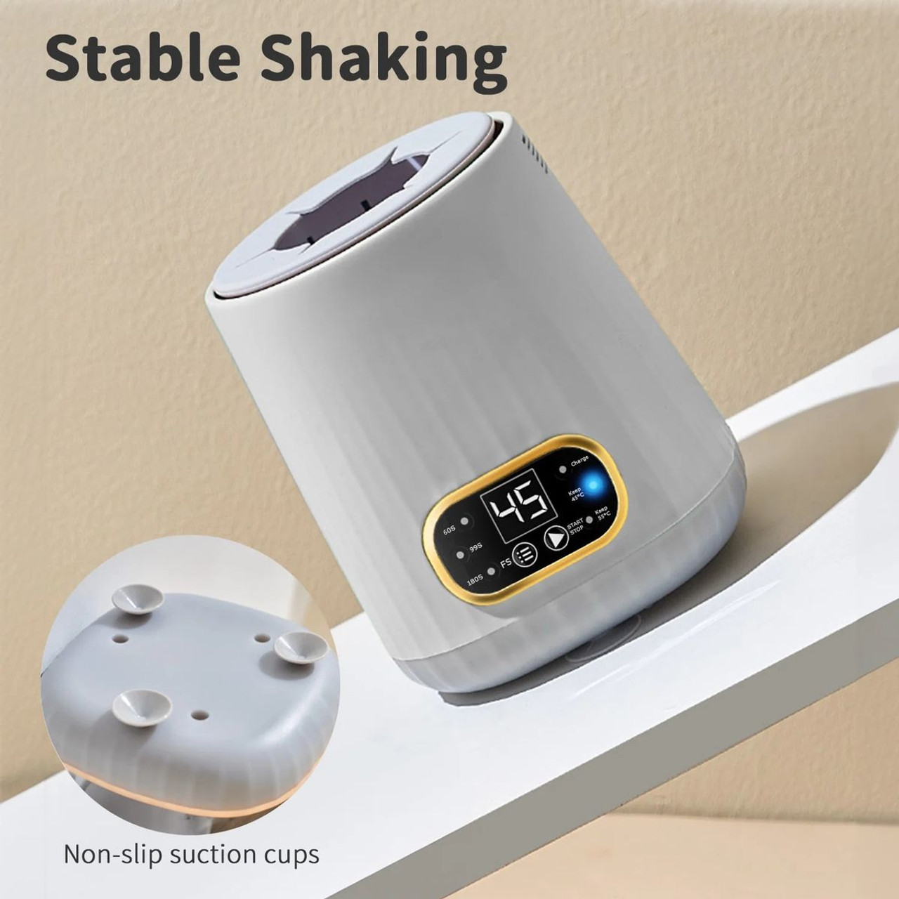 Intelligent Electric Breastmilk Shaker, Constant Temperature Thawing And Heat Preservation Three-in-one Breastmilk Shaker Color White product image
