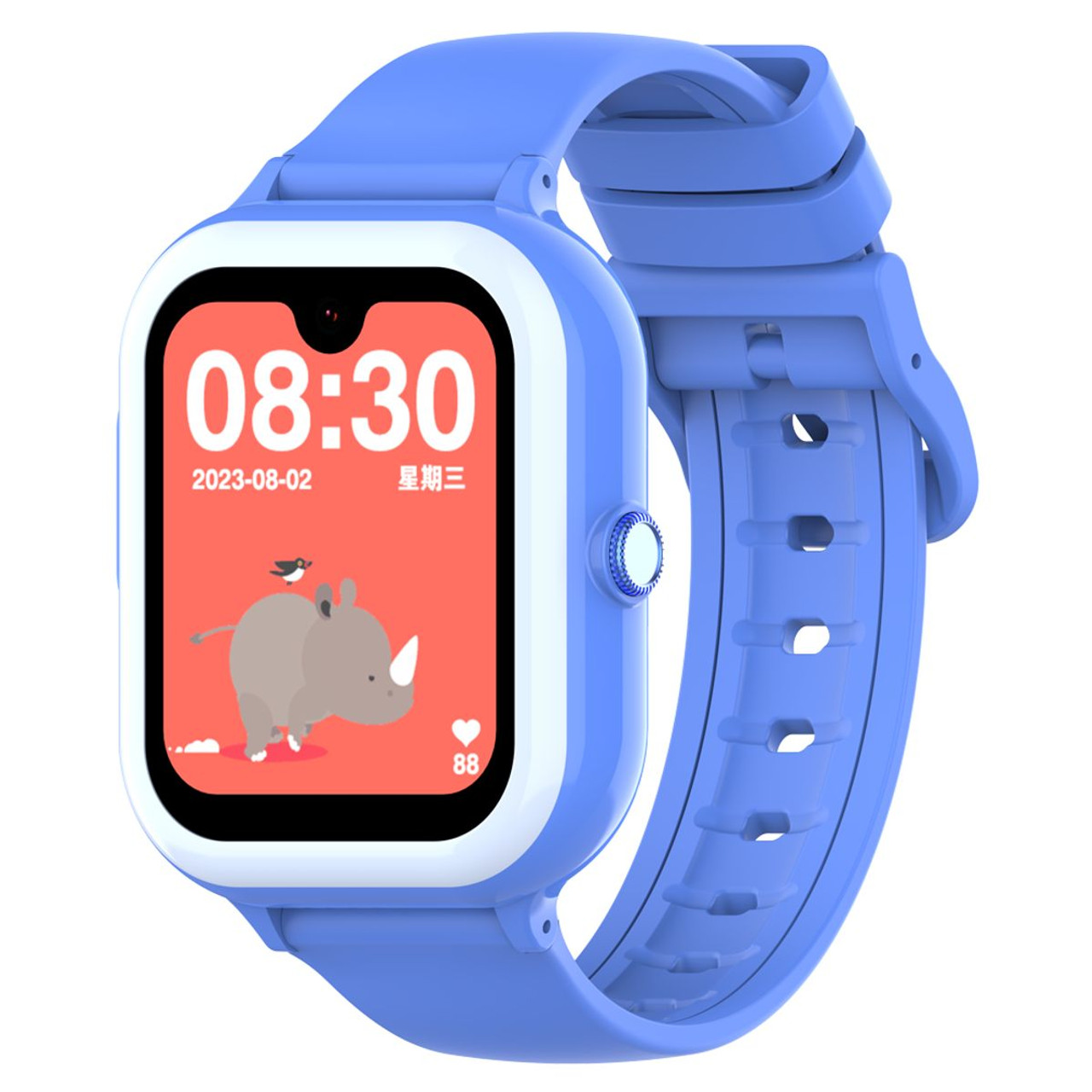 Kids smart watch 1.78 HD Screen,2 Megapixels Under Screen Camera,AMOLED, vedio call, Safety Calls, Camera, GPS,SOS,WHATSAPP,TIKTOK,FACEBOOK, Step Tracker，boys and girls watch COL Blue product image