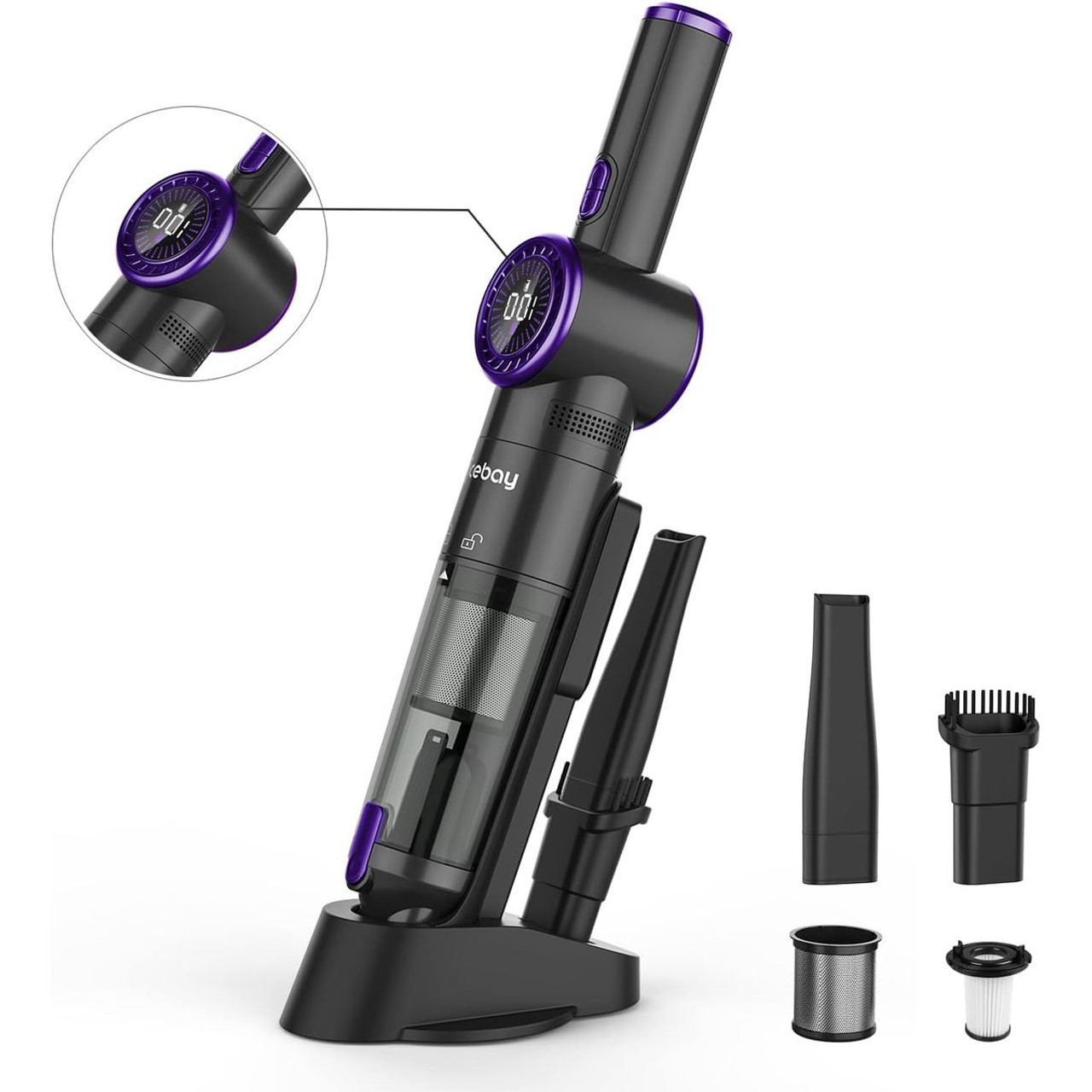 Nicebay® EV-H065 15kPa Cordless Handheld Vacuum Cleaner product image