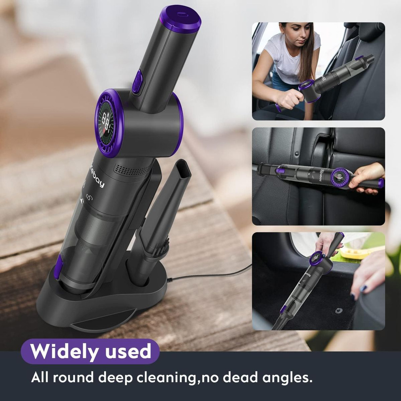 Nicebay® EV-H065 15kPa Cordless Handheld Vacuum Cleaner product image